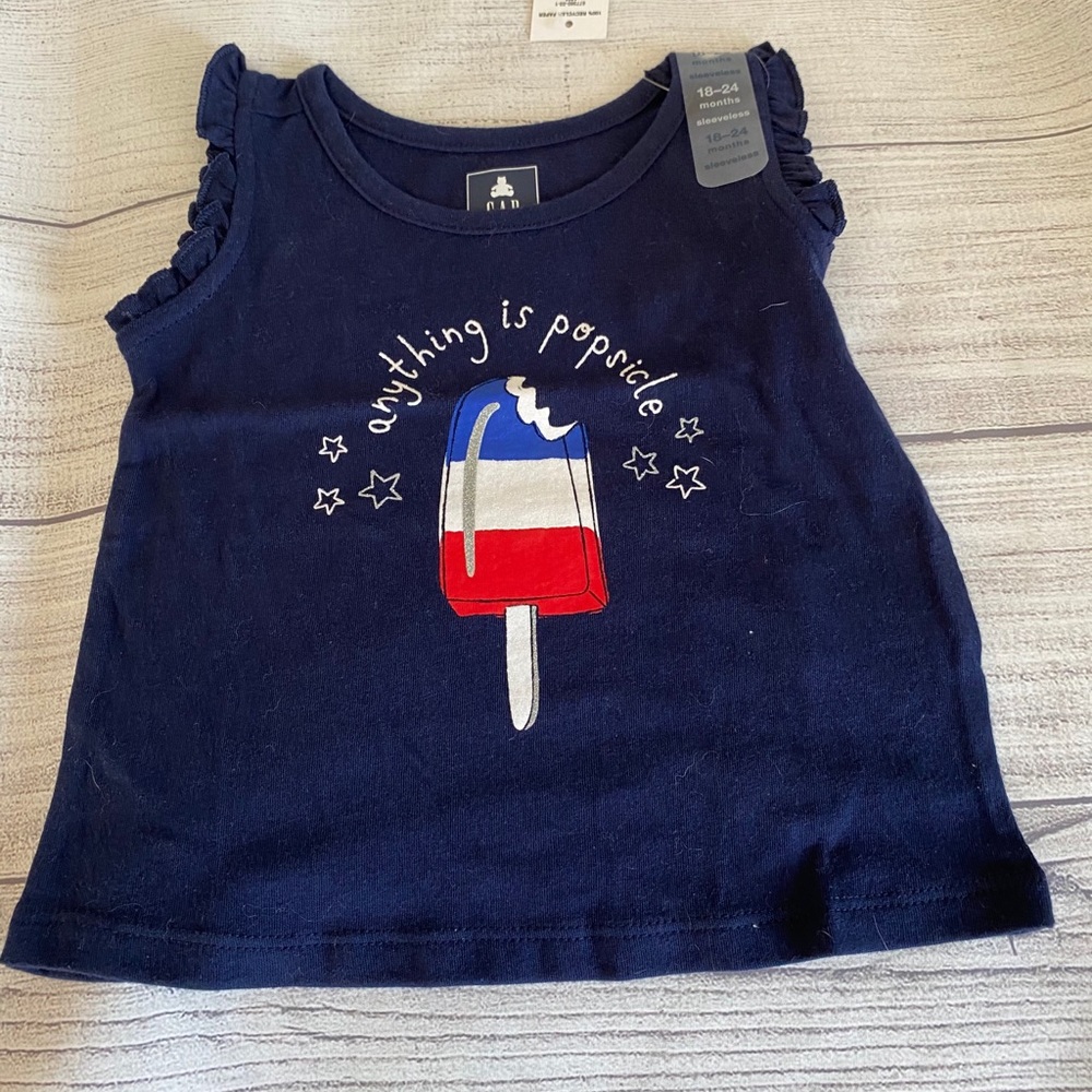 ⭐️HP! ⭐️ GAP toddler girl tank top.